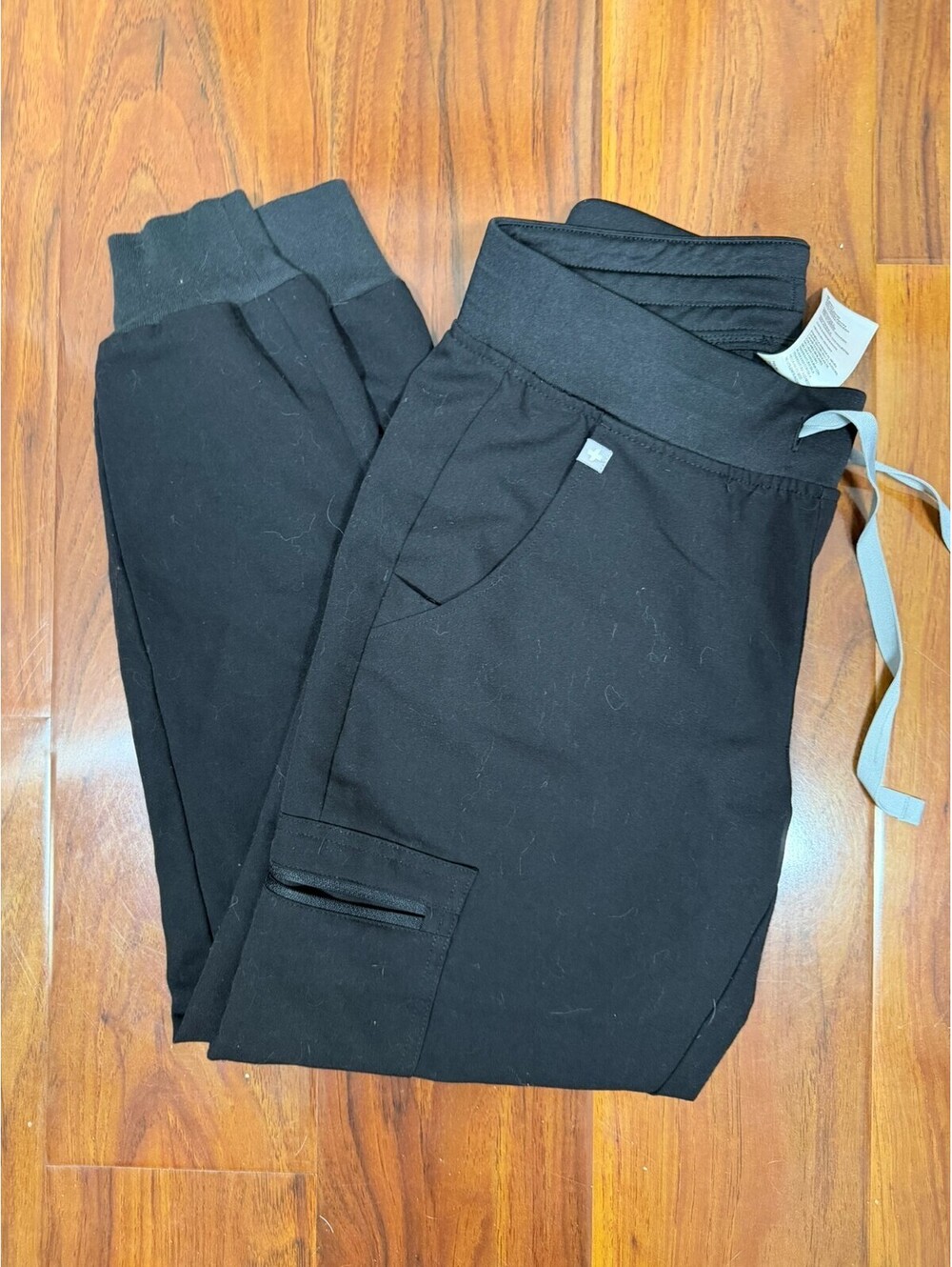 FIGS Jogger Pants Womens XS/P (23x27) Petite Black HW Zamora Scrub Medical